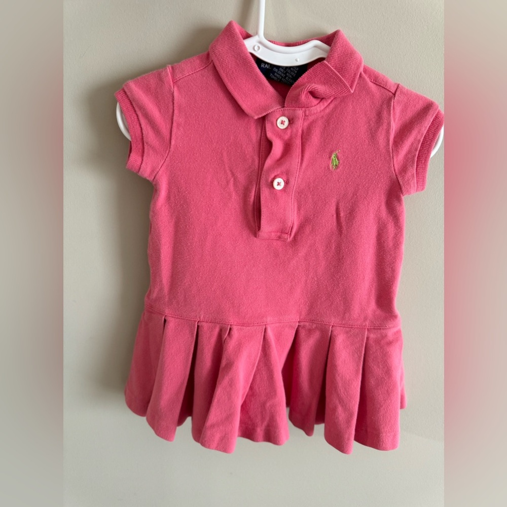 pink polo dress